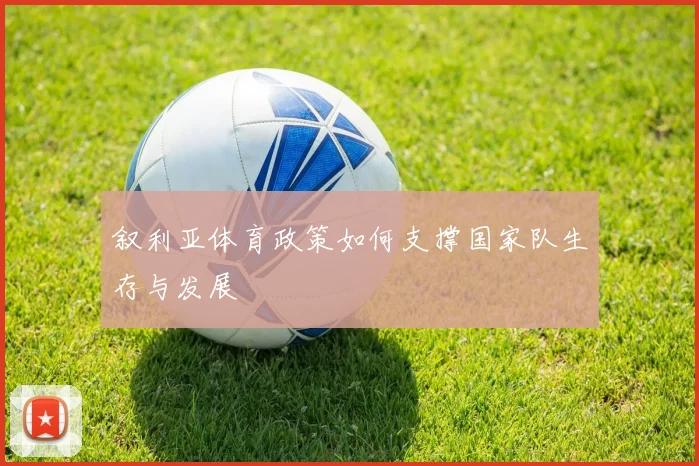 叙利亚体育政策如何支撑国家队生存与发展